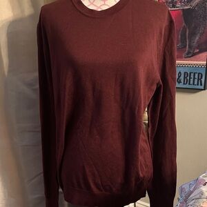 Banana Republic men’s merino Burgundy Sweater